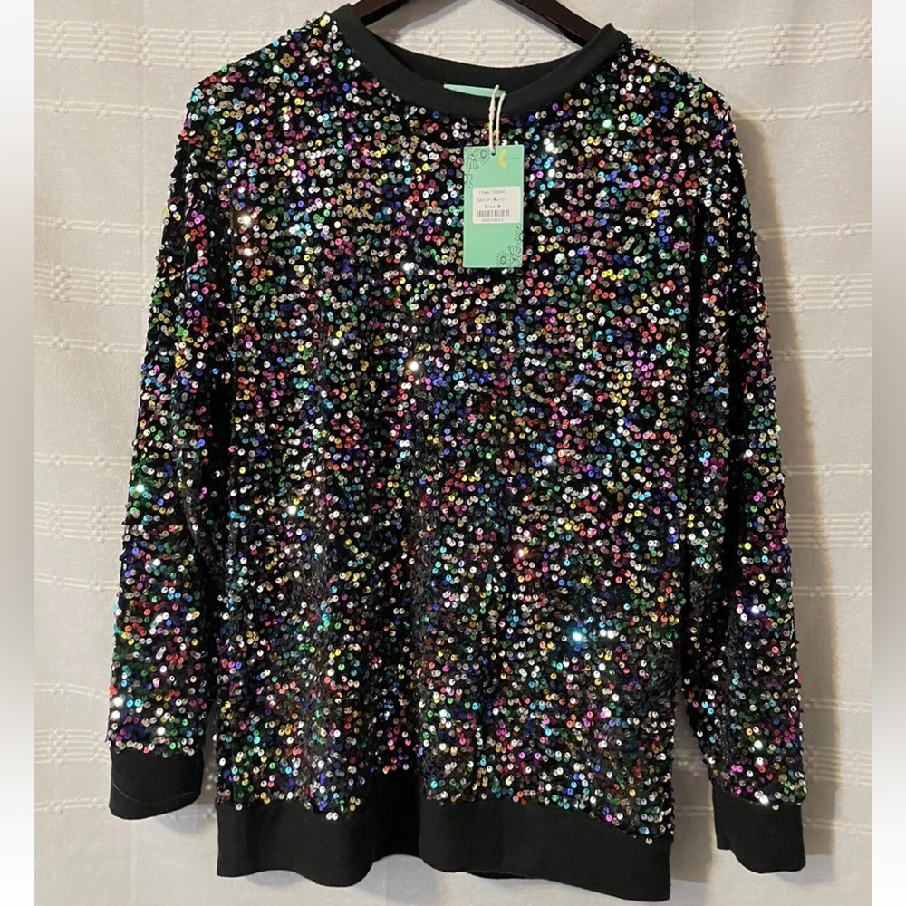 Sunshine & Rodeos Sequin Sweatshirt